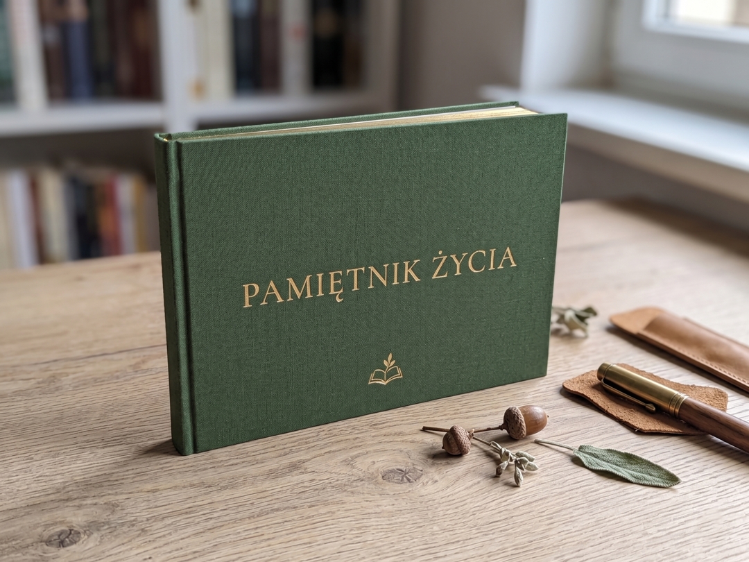 Pamiętnik Życia - produkt stojący na biurku